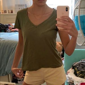 Green t shirt